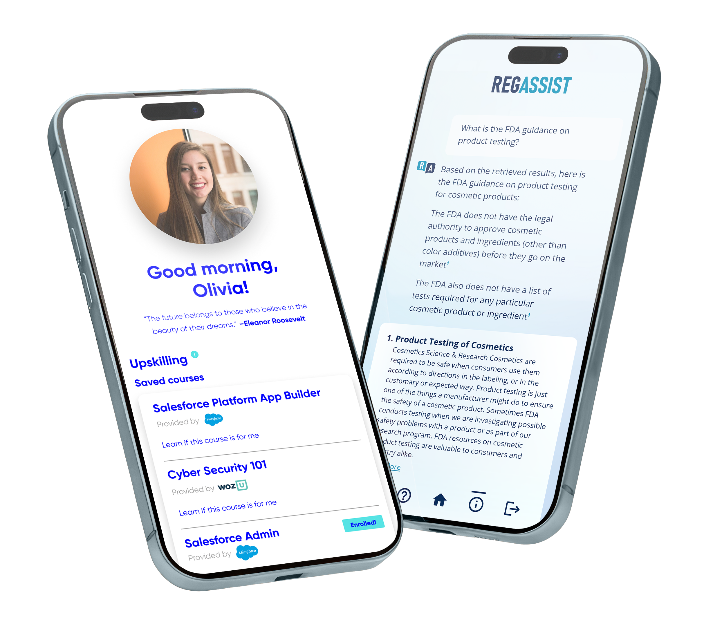 image of 2 phones with applications